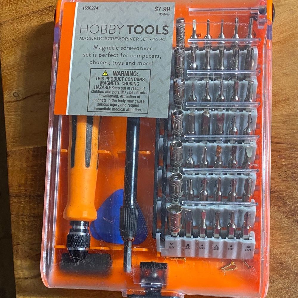 Magnetic Screwdriver Set - 46-Piece - Orange